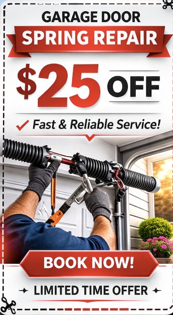 Coupon - Garage Door Spring Repair $25 Off